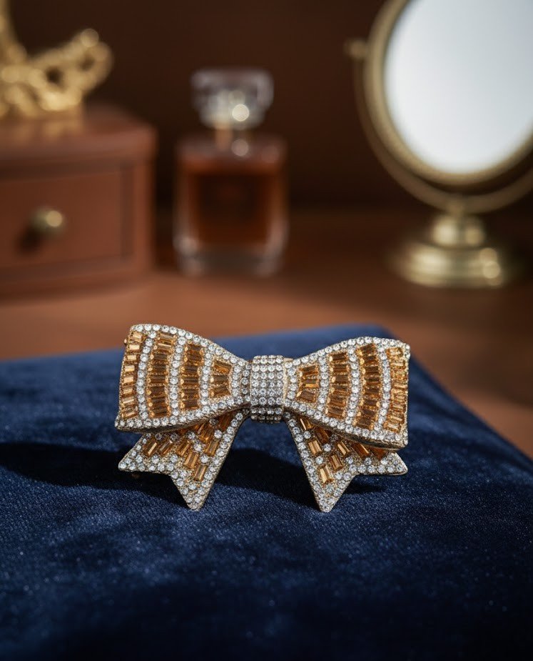Party Wear Bow Hairpin - Image 4