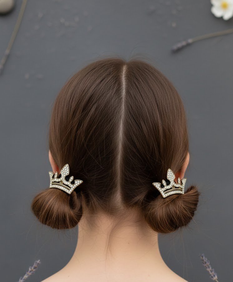 Ring & Bracelet Combo with Rubber Crown & Hair Pin | Delhi - Image 6