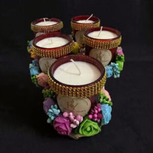 Decorative Red Candle