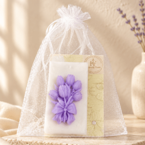 Rectangle Bouquet Scented Wax Sachet with refreshing aqua fragrance